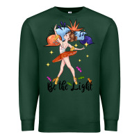Sports Green be the light Premium Sweatshirt - CowGirlArtShop