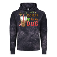 Cloud Black all i need is coffee and my dog Vintage Hoodie - MaliasSmallBusiness