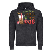 Vintage Black all i need is coffee and my dog Vintage Hoodie - MaliasSmallBusiness