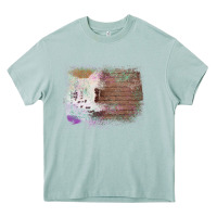 Arona Cowhide Wood Glitter Pattern Heavy Core Tee - Bettercallsaul