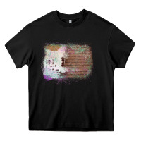Black Cowhide Wood Glitter Pattern Heavy Core Tee - Bettercallsaul