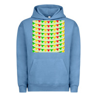 Pigment Pebble Blue mexico seamless pattern Urban Hoodie - FaDigitalArtStudio