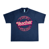 Navy come on teacher let's go teach Urban Heavy Tee - MaliasSmallBusiness