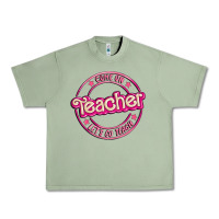 Oil Green come on teacher let's go teach Urban Heavy Tee - MaliasSmallBusiness