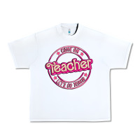 White come on teacher let's go teach Urban Heavy Tee - MaliasSmallBusiness