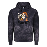 Cloud Black let's get toasted camping Vintage Hoodie - MaliasSmallBusiness
