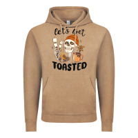 Vintage Coffee let's get toasted camping Vintage Hoodie - MaliasSmallBusiness