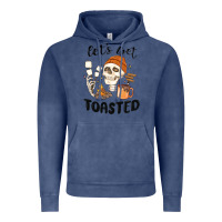 Vintage Denim let's get toasted camping Vintage Hoodie - MaliasSmallBusiness