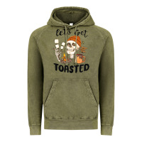 Vintage Olive let's get toasted camping Vintage Hoodie - MaliasSmallBusiness