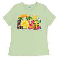 Matcha love pineapple Ladies Tee - RanaPortraitStore