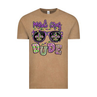Vintage Coffee mardi gras dude Vintage Tee - MaliasSmallBusiness