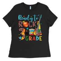 Black ready to rock 3rd grade Ladies Tee - JahusDesignShop
