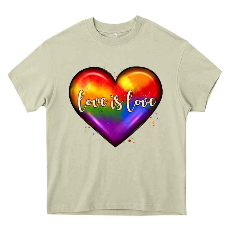 Love Is Love Heart Heavy Core Tee by JahusDesignShop | Teevron