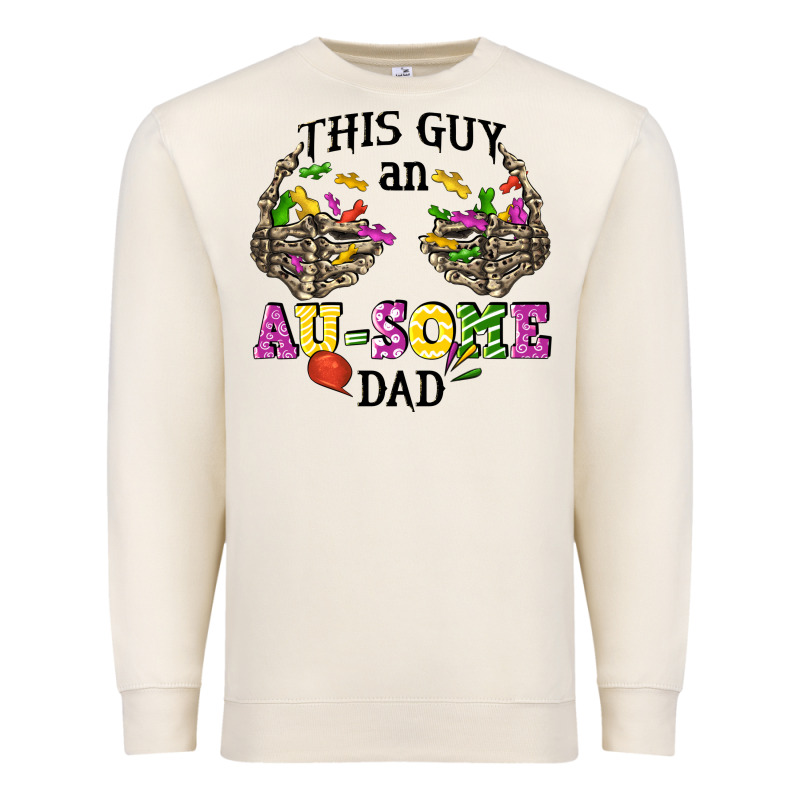 This Guy An Au Some Dad Premium Sweatshirt by CowGirlArtShop | Teevron