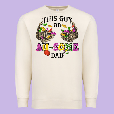 This Guy An Au Some Dad Premium Sweatshirt Designed By Cowgirlartshop