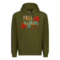 Army Green fall is my second favorite f word Premium Hoodie - CowGirlArtShop