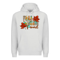 Dove Grey fall is my second favorite f word Premium Hoodie - CowGirlArtShop