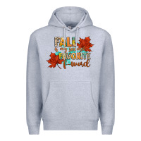 Heather Grey fall is my second favorite f word Premium Hoodie - CowGirlArtShop