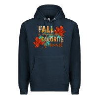 Navy fall is my second favorite f word Premium Hoodie - CowGirlArtShop