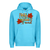 Ocean Blue fall is my second favorite f word Premium Hoodie - CowGirlArtShop