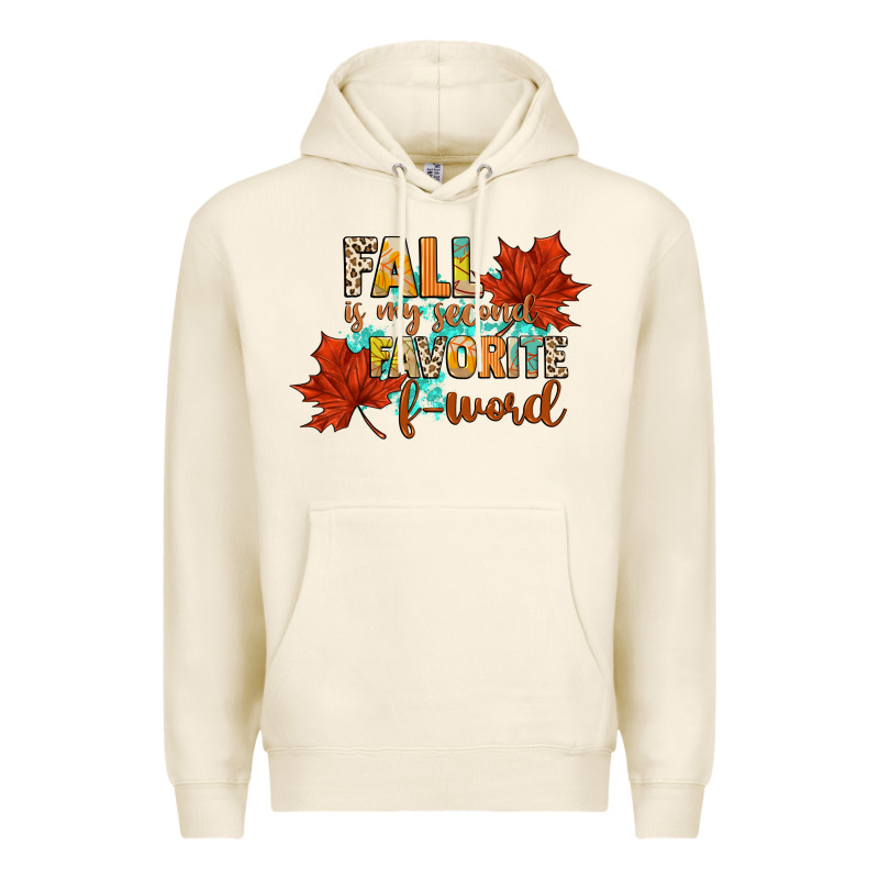 Fall Is My Second Favorite F Word Premium Hoodie by CowGirlArtShop | Teevron