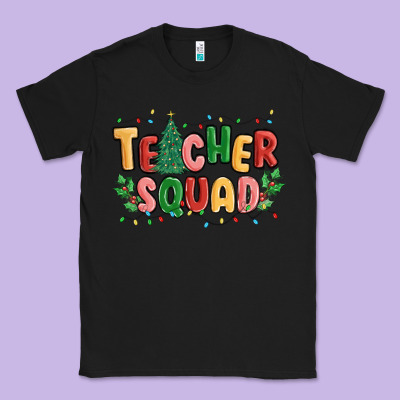 Teacher Squad Classic Tee Designed By Maliassmallbusiness