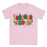 Bubblegum Pink teacher squad Classic Tee - MaliasSmallBusiness