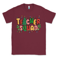 Burgundy teacher squad Classic Tee - MaliasSmallBusiness