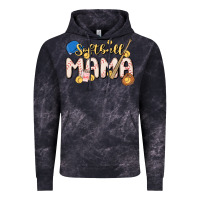 Cloud Black softball MAMA Vintage Hoodie - MaliasSmallBusiness