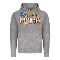 Cloud Rock softball MAMA Vintage Hoodie - MaliasSmallBusiness