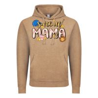 Vintage Coffee softball MAMA Vintage Hoodie - MaliasSmallBusiness