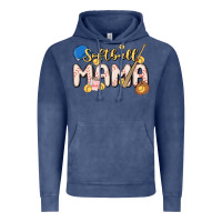 Vintage Denim softball MAMA Vintage Hoodie - MaliasSmallBusiness