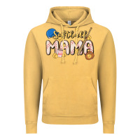 Vintage Mustard softball MAMA Vintage Hoodie - MaliasSmallBusiness