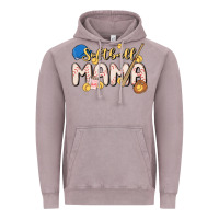 Vintage Zinc softball MAMA Vintage Hoodie - MaliasSmallBusiness