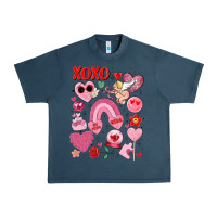 Midnight Navy cute valentines day Urban Heavy Tee - MaliasSmallBusiness