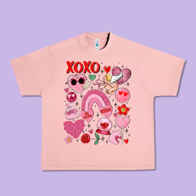 Cute Valentines Day Urban Heavy Tee Designed By Maliassmallbusiness