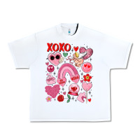 White cute valentines day Urban Heavy Tee - MaliasSmallBusiness