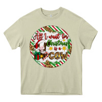 Mossy Christmas all i want for christmas is a cow Heavy Core Tee - Artiststas