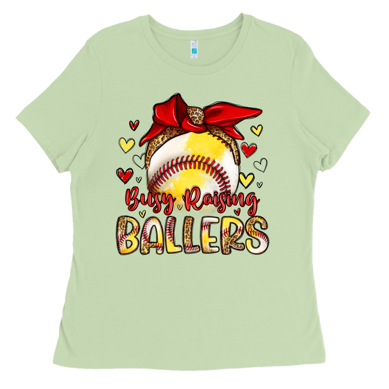 Busy Raising Ballers Ladies Tee by Artiststas | Teevron
