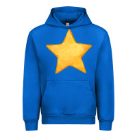 Cobalt yellow star Urban Hoodie - FaDigitalArtStudio