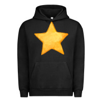 Pigment Black yellow star Urban Hoodie - FaDigitalArtStudio