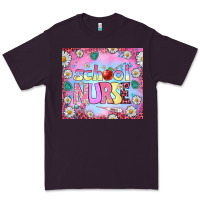 Plum school nurse tumbler Premium Tee - BundleAndBundleShop