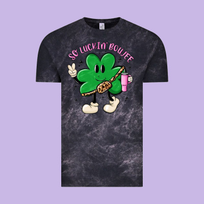 So Luckin Boujee Vintage Tee Designed By Maliassmallbusiness