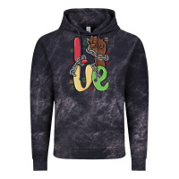 Cloud Black love juneteenth Vintage Hoodie - MaliasSmallBusiness