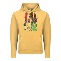 Vintage Mustard love juneteenth Vintage Hoodie - MaliasSmallBusiness