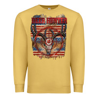 Antique Gold deer hunter Premium Sweatshirt - CowGirlArtShop