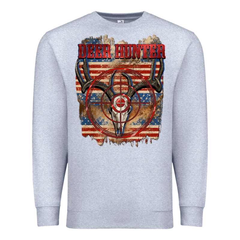 Deer Hunter Premium Sweatshirt by CowGirlArtShop | Teevron