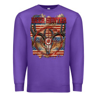 Purple deer hunter Premium Sweatshirt - CowGirlArtShop