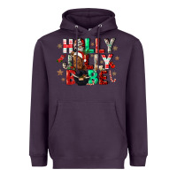 Plum holly jolly babe Heavyweight Hoodie - CowGirlArtShop