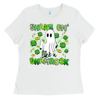 White shake em' like a shamrock Ladies Tee - Artiststas